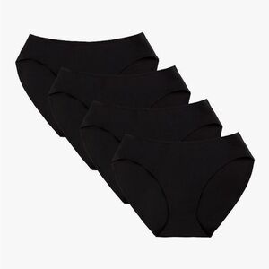 Size XL Ladies Black Classic Bikini Panties Intimates